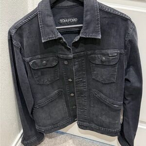 Tom Ford Charcoal Denim Jacket for Men